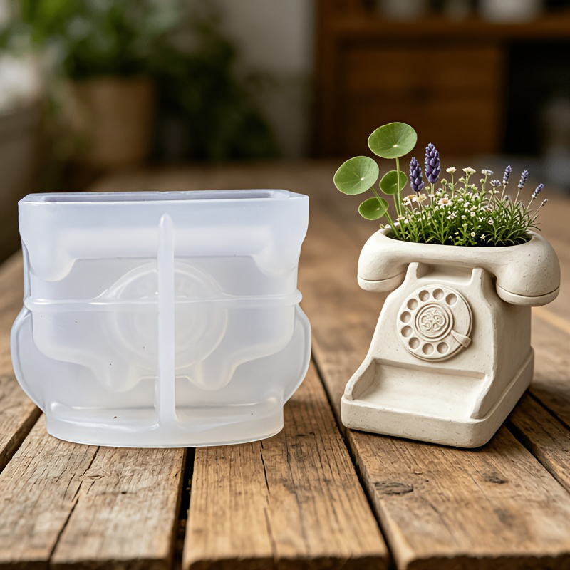 3D Vintage Rotary Telephone Su - đánh giá và giá Potsticker Mold