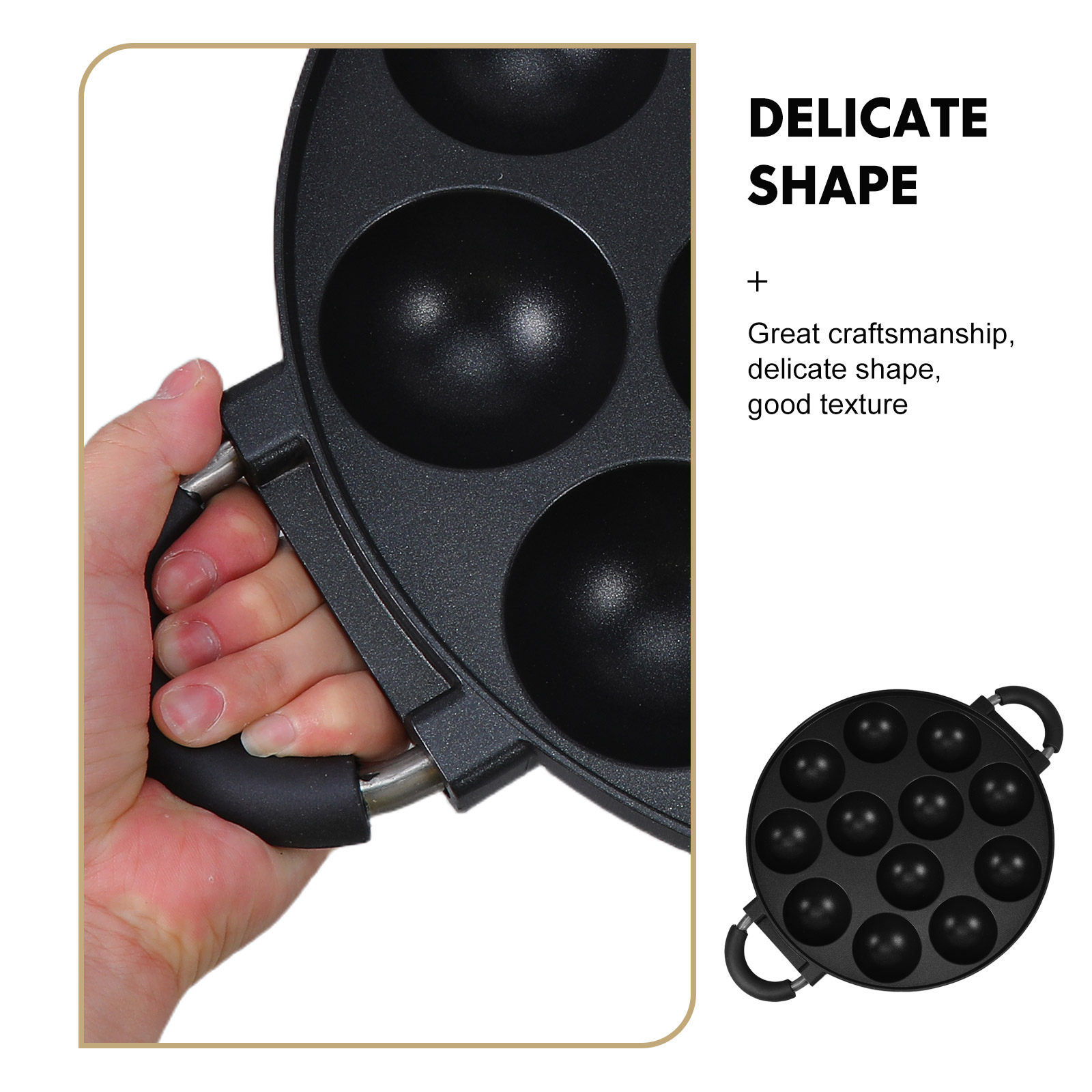 12-Hole Takoyaki Pan Nonstick  - đánh giá và giá Takoyaki Grill Plate